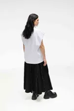 Футболка Kraizy Stripes Без рукавов Logo белая