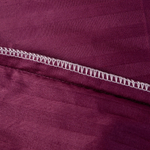 Комплект постельного белья Страйп Сатин Однотонный на резинке CTR034