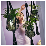 Подвес для кашпо IKEA MAVINN (МАВИНН), Черный, 80 см