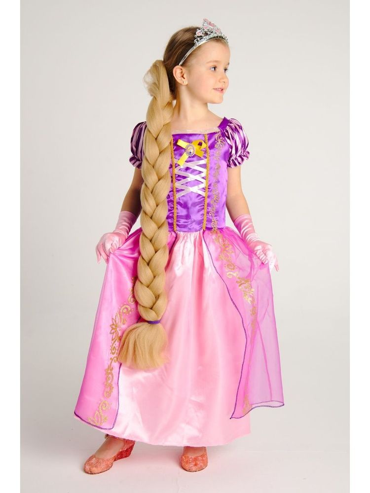 Платье принцессы Рапунцель с пайетками