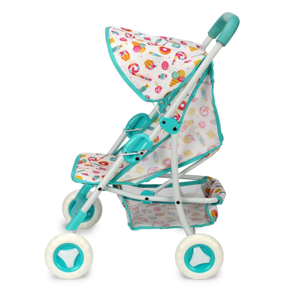 Коляска прогулочная "Фантазия" , голуб., 43*35*62см.