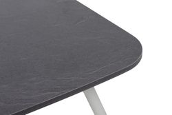 "Верона" журнальный стол из HPL 120х65, H40, каркас светло-серый (RA L7035) муар, цвет столешницы "серый гранит"