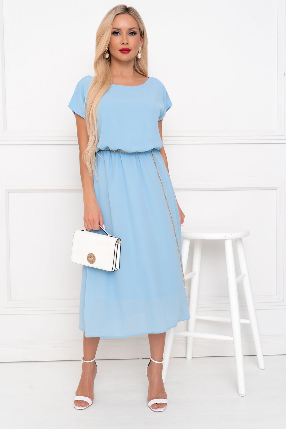 Платье Стелла (голубой) Р11-1169/4 Nikol