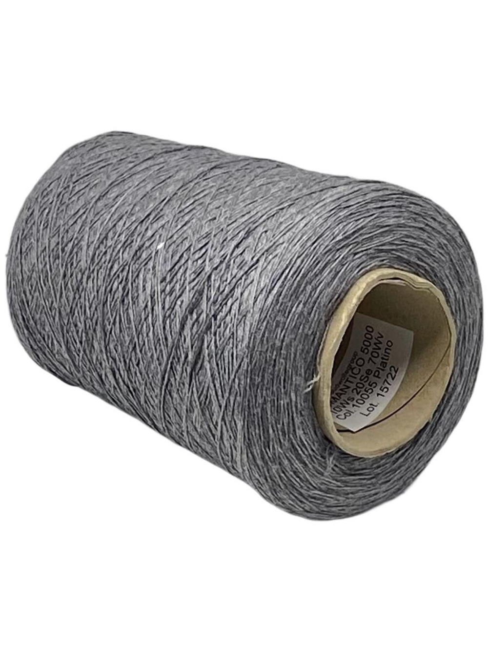 Пряжа на бобине 250г (Италия) 10% кашемир 20% шелк 70% шерсть мериноса 100г-500м