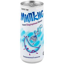Газированный напиток Lotte Milkis Молочный 250 мл, 3 шт