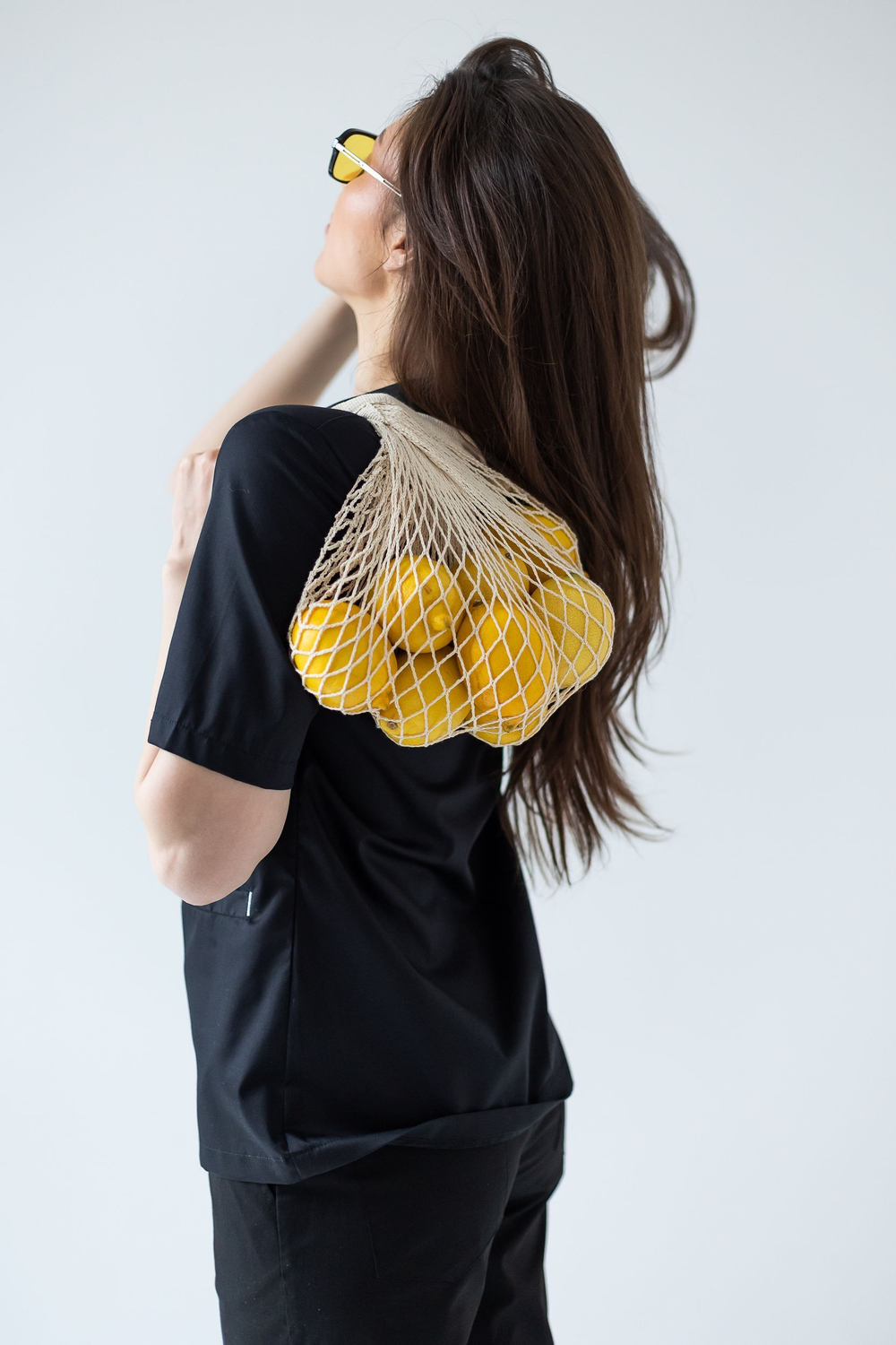 Блуза женская м645 toray стретч черный