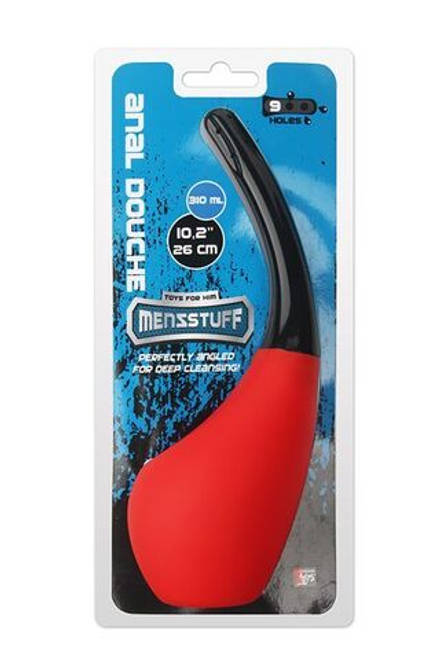 Анальный душ MENZSTUFF 310ML ANAL DOUCHE RED/BLACK