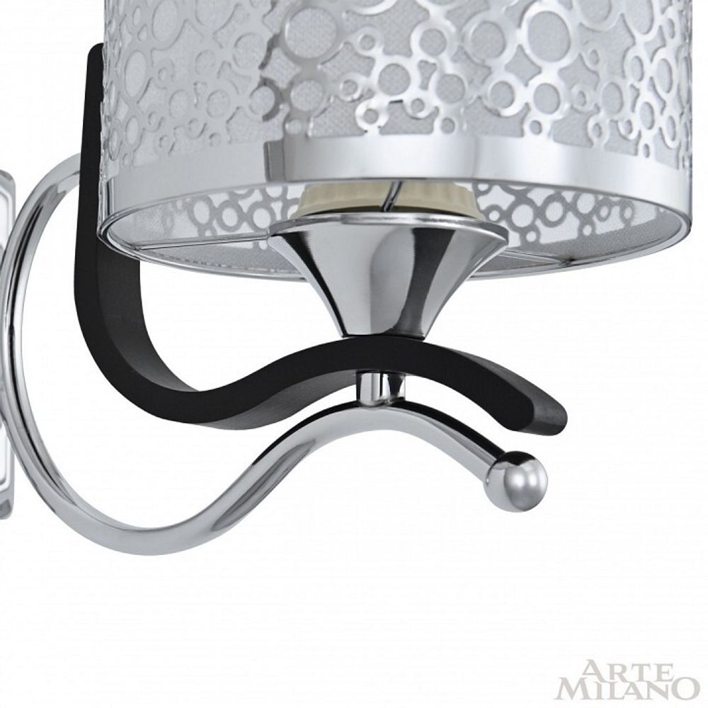 Бра Arte Milano Florentia-6787 306787/1W Bk/Ni