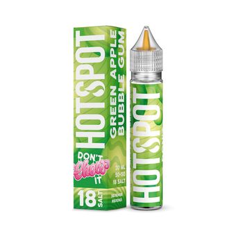 Жидкость HOTSPOT DONT Chew It Salt 1.8% 30 ml Green Apple Bubble Gum - Жвачка Кислое яблоко