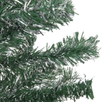 Ёлка «Серебряная дымка» 150 см, ПВХ зеленый с серебром (420 веток)