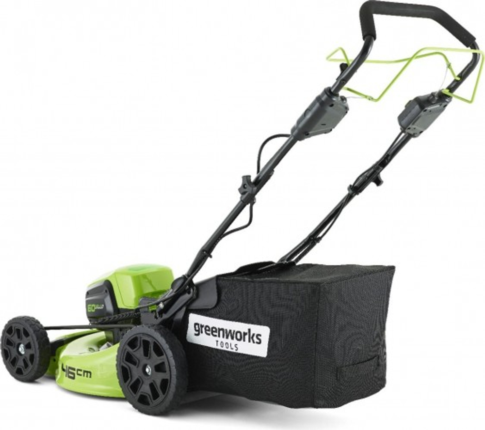 Газонокосилка аккумуляторная GREENWORKS GD60LM46SP 60V, бесщеточная, без АКБ и ЗУ 2502907
