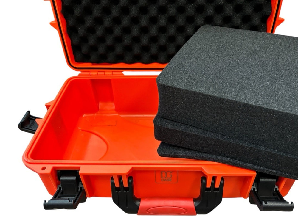 Ударопрочный кейс DGCASE@60-01A ОРАНЖЕВЫЙ | Внутр. размеры 520*285*165мм