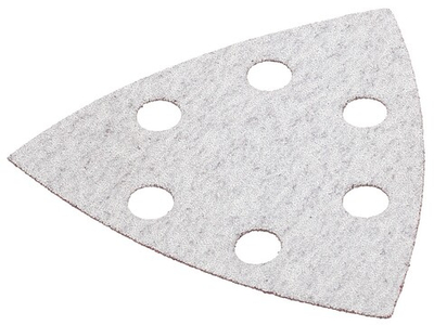 Треугольник шлиф. URAGAN ″Универсальный водостойкий с покрытием стеарата цинка″ 6 отв, P320, 93мм, 5шт