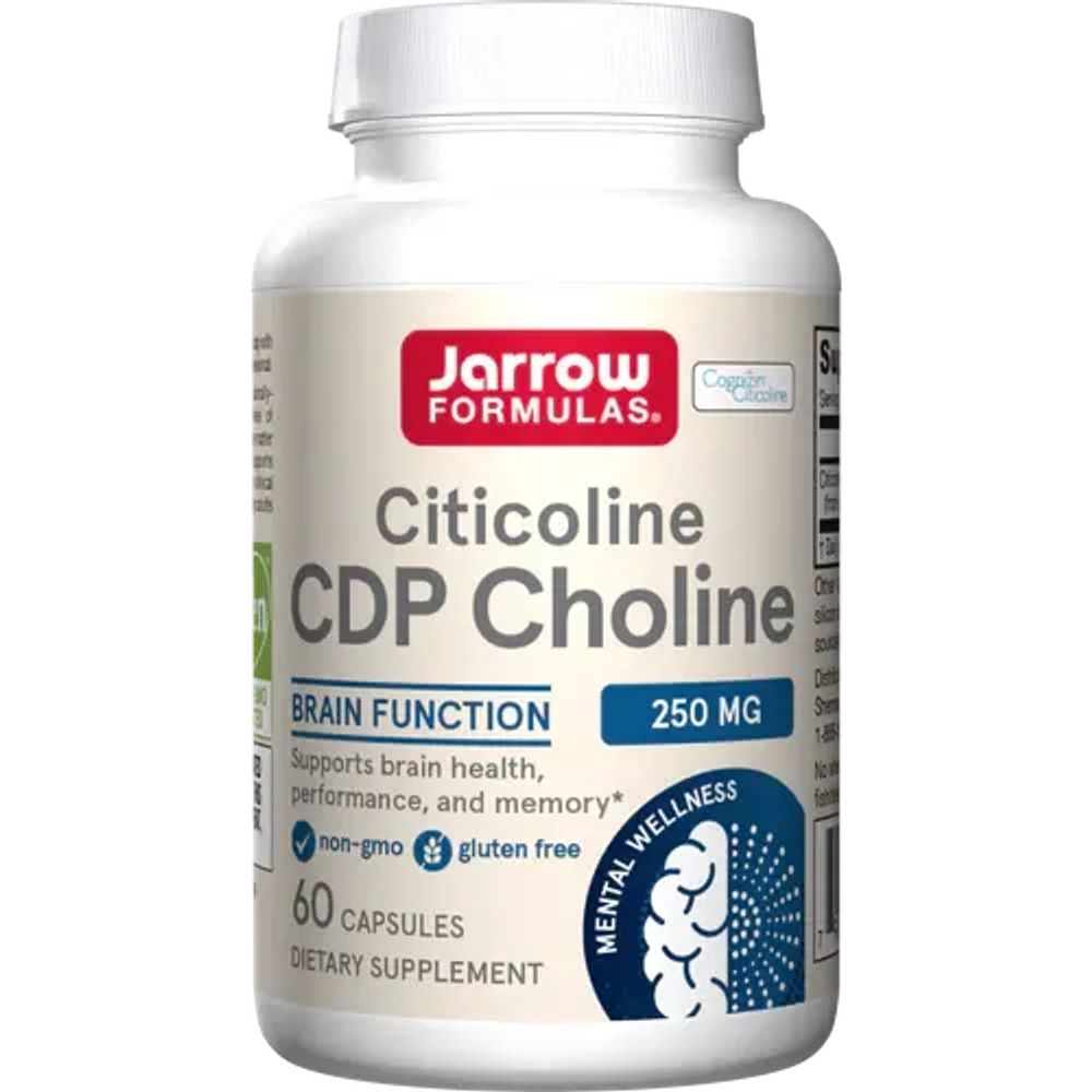 Citicoline CDP Choline 250 мг 60 капсул Jarrow Formulas