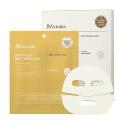 Гидрогелевая маска с двойным витаминным комплексом (витамин С + ниацинамид) , 1 шт