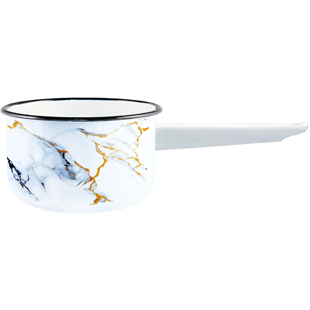 Ковш эмал 1,5л цил без/кр Marble ТМ Appetite