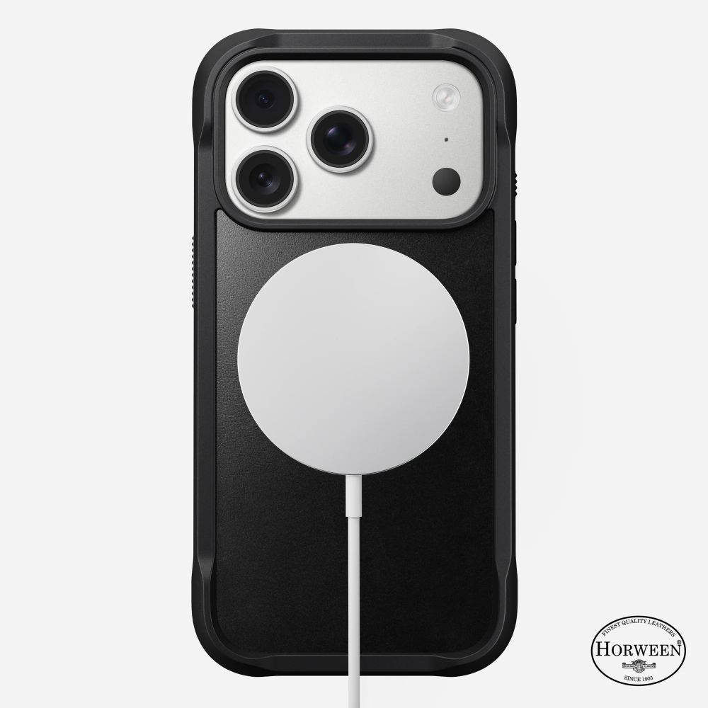 Чехол Nomad Rugged Case horween для iPhone 17 Pro черный