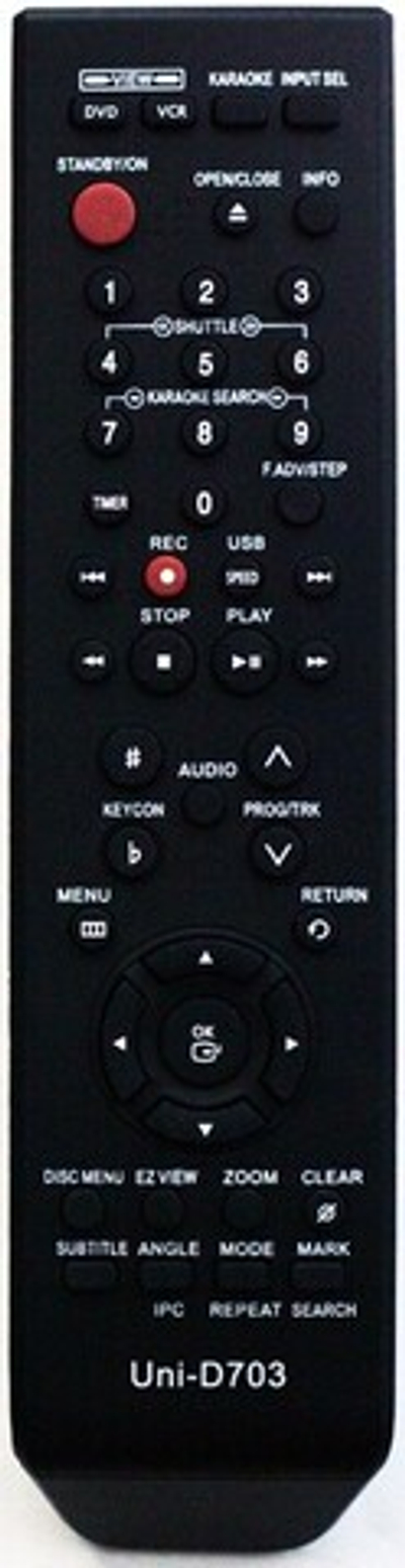 Пульт Samsung RM-D703 (универсальный ) как 00052E DVD+VCR