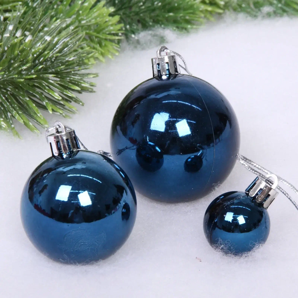 Набор ёлочных украшений «Brilliant fairy tale» 52 предмета, Сапфир