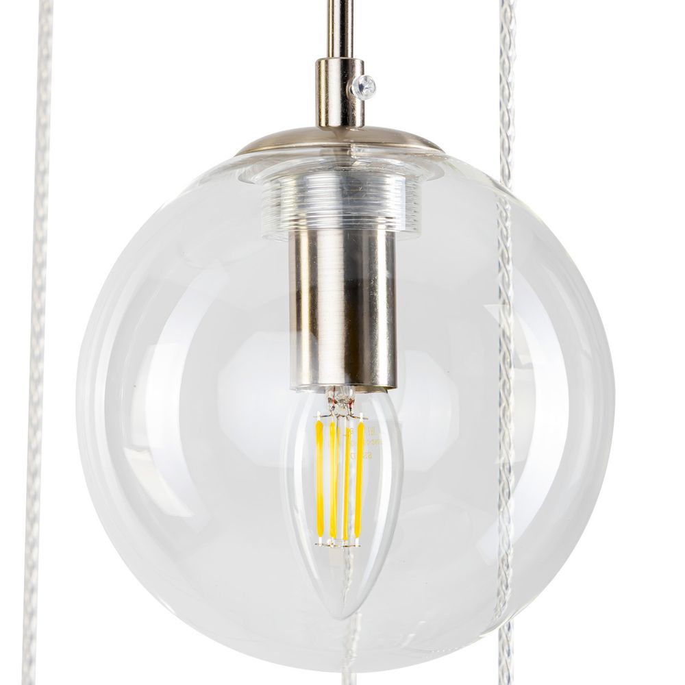 Citilux Томми CL102071 Люстра каскадная с прозрачными шарами