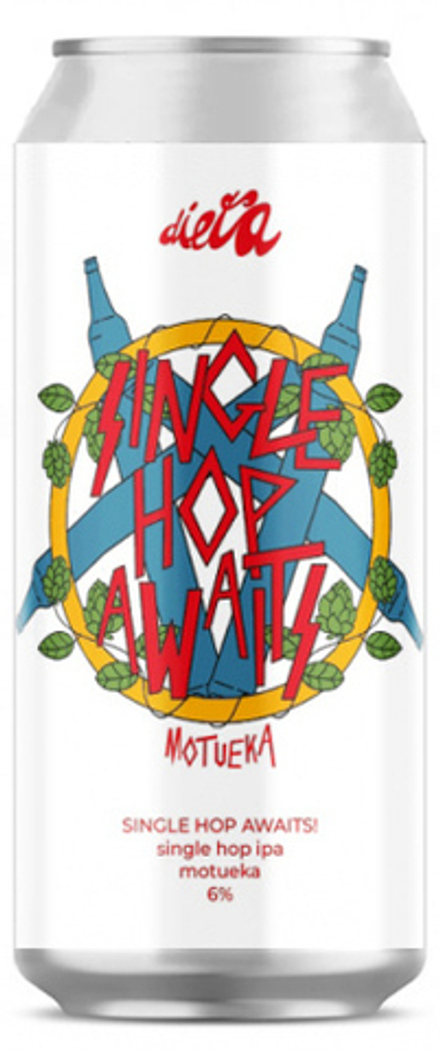 Пиво Диета Сингл Хоп Эвэйтс Мотуэка / Dieta Single Hop Awaits Motueka 0.45 - банка