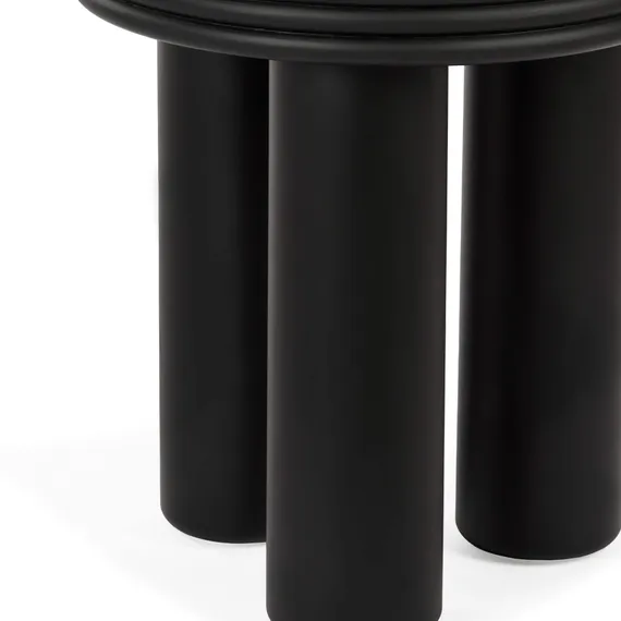 Кофейный стол Lador Ø40х44 см, черный матовый