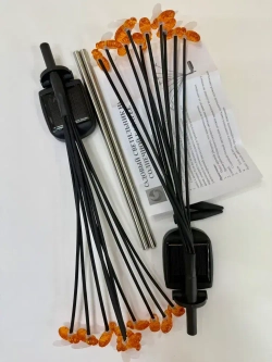 Светильник садовый на солнечной батарее, 2 шт./ Уличный фонарик