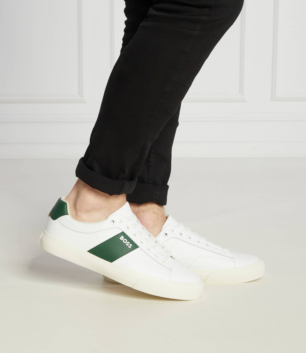 Кроссовки Aiden_Tenn_flrb BOSS BLACK - белый(50512366)