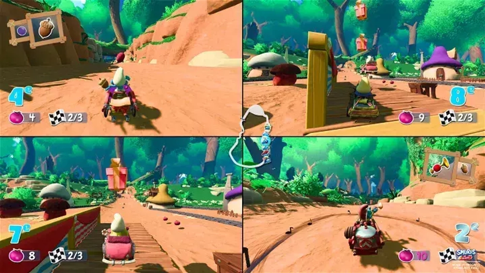 Игра Smurfs Kart (Смурфики) (Русская версия) для PlayStation 4