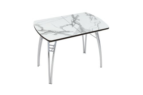 Стол кухонный раздвижной КР-003, ЛДСП/стекло