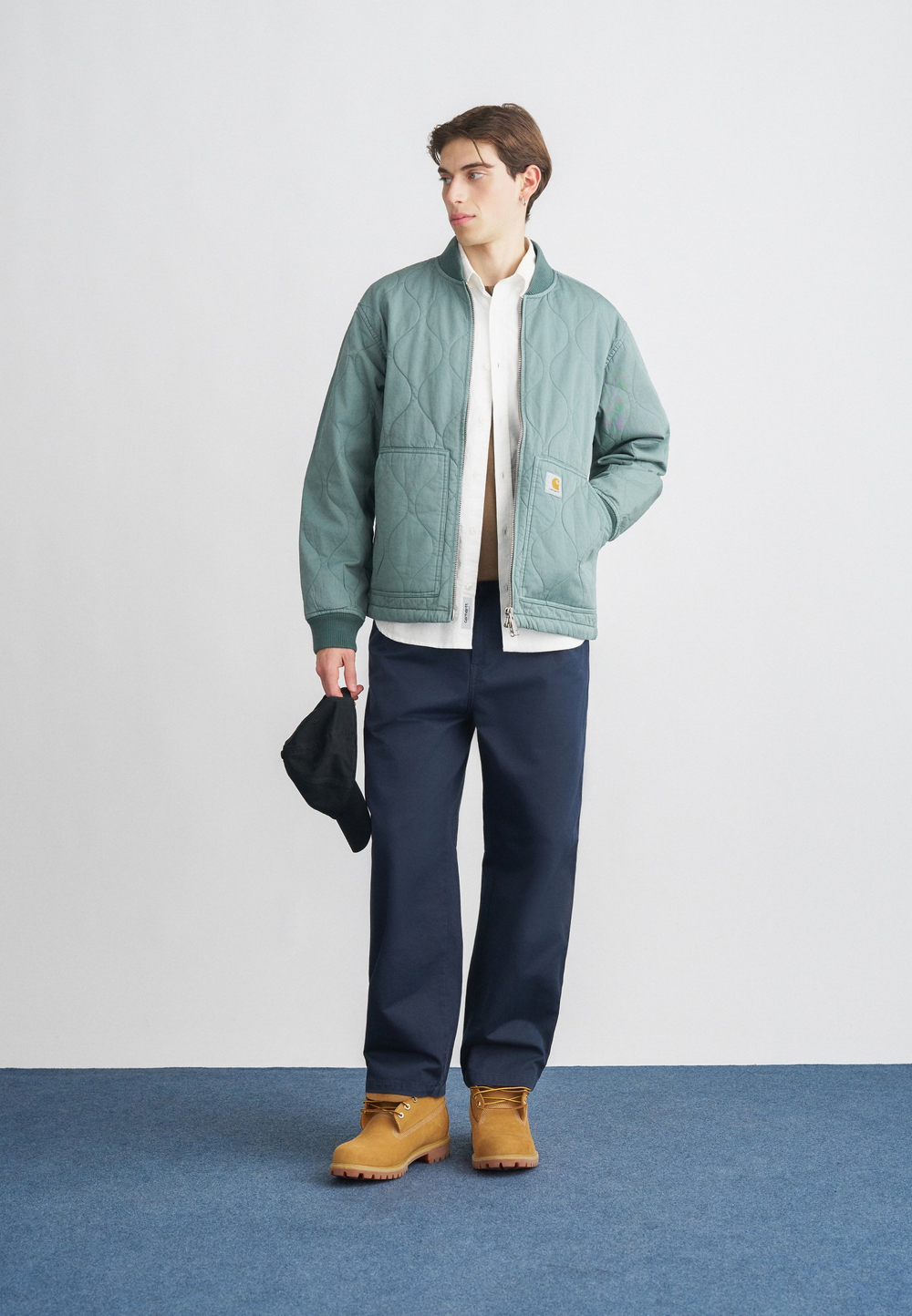 Carhartt WIP MERRICK LENEXA - Тканевые брюки - Синий