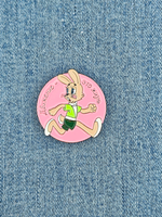 Значок Заяц: Движение - это жизнь, серия Ну, погоди!