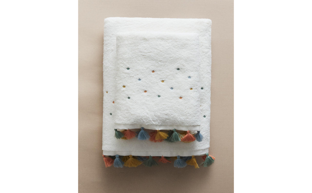 Zara Home Полотенце для лица и рук из хлопка, z amana biel · 5650/013