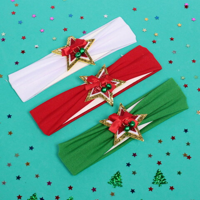 Повязка на голову детская «New Little Mi Mi - Звёздочка Лили», микс 3 цвета, 4*16.5см