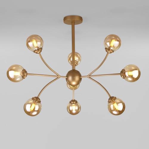 Потолочный светильник с плафонами 30179 матовое золото