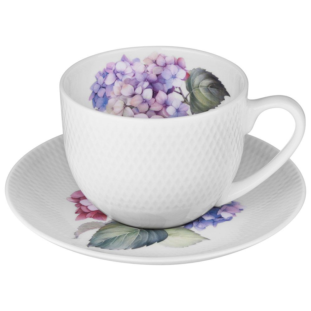 ЧАЙНЫЙ НАБОР LEFARD "HORTENSIA" НА 4 ПЕР. 8 ПР. 330 МЛ (КОР=6НАБ.)