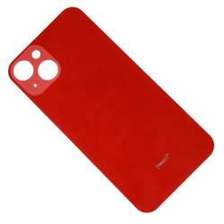 Задняя крышка для Apple iPhone 13 Красный (стекло, широкий вырез под камеру)