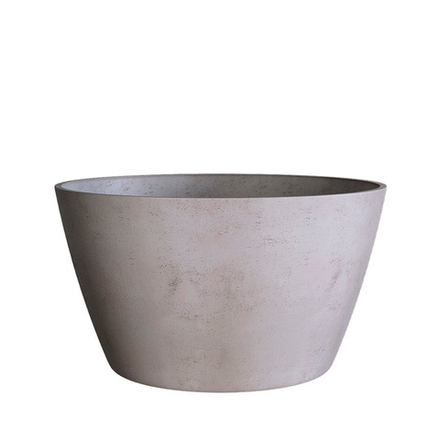 Кашпо BOWL CONCRETE WHITE D52 H29