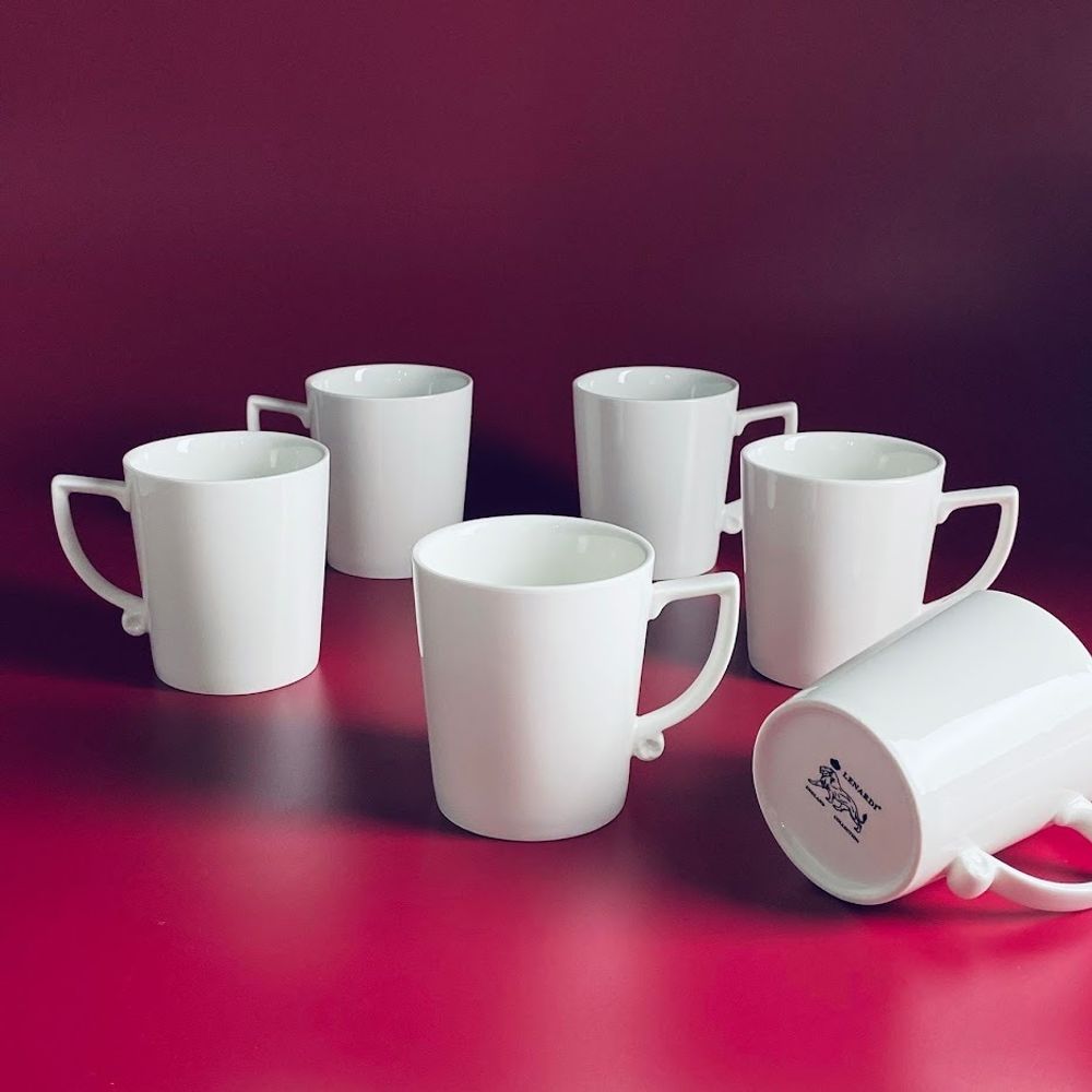 Lenardi 305-135 Набор из 6 кружек 330мл в под.уп.(х6)Фарфор