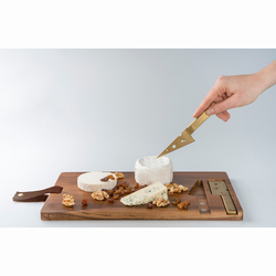 Доска для нарезки сыра + 2 ножа cheeseporn