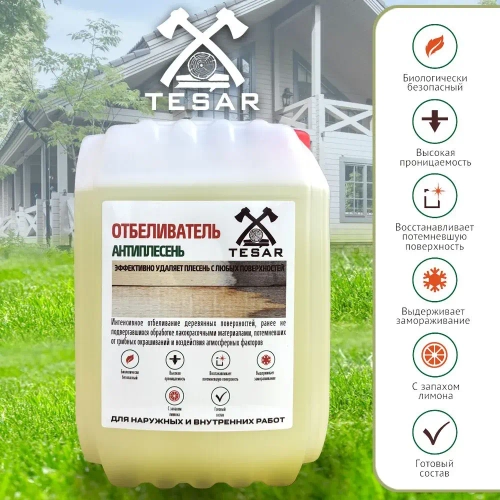 TESAR Строительный антисептик Отбеливающий 5 кг 5 л