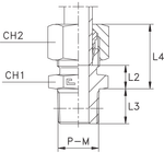 Штуцер FC DS30 NPT 1" (в сборе)