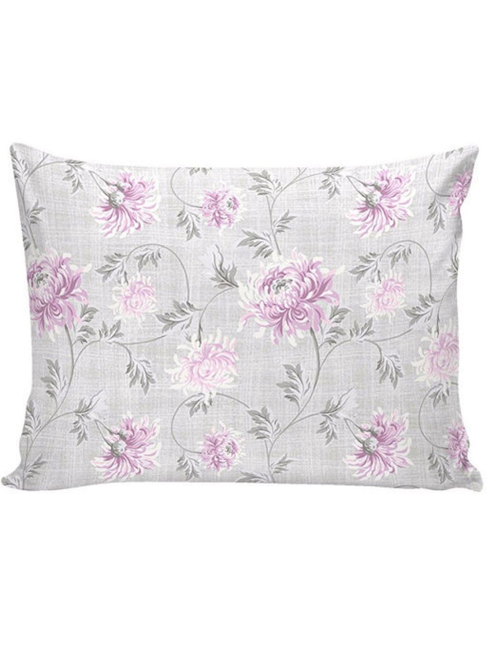 Наволочка комплект 2шт Сказка "Хризантемы" 70х70 см, перкаль