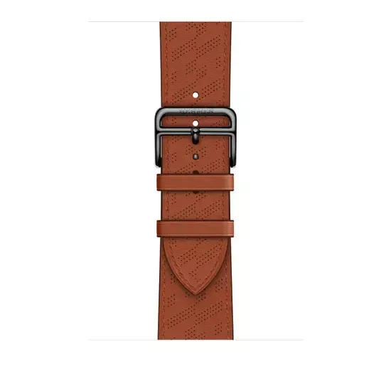 Apple Watch Hermès 45mm Silver Stainless Steel Case with H Diagonal Single Tour Cuivre