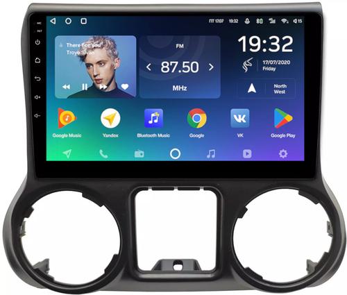 Магнитола для Jeep Wrangler 3 2014-2018 - Teyes CC2 PLUS монитор 10.1" QLED, Android 10, Быстрая, SIM-слот