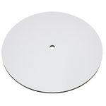 Подложка ЛХДФ 3мм с отверстием под ось Д10 белая