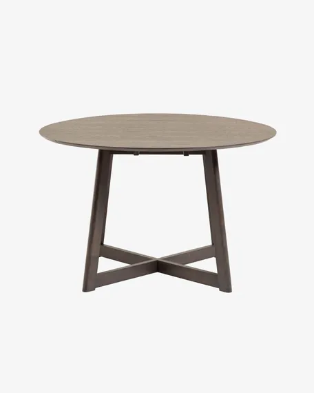 Стол раскладной Maryse Ø120-70 см, темный