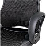 Кресло игровое Helmi HL-S02 "Virage", экокожа/ткань черная