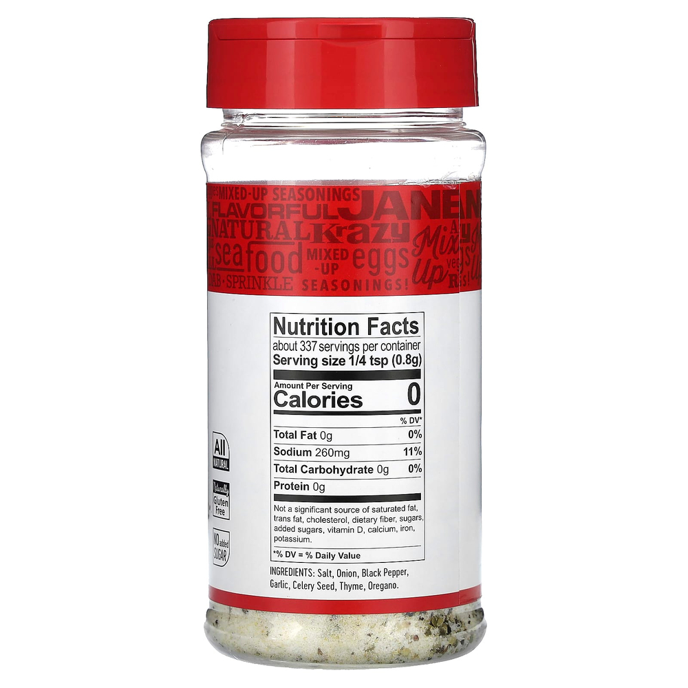 Jane's Krazy, смешанная соль, 269 г (9,5 унции)