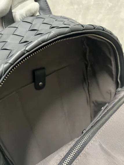Рюкзак Bottega Veneta Intrecciato Small черный